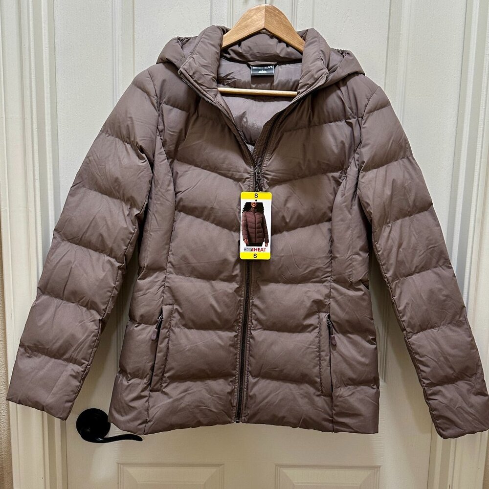 32 Degrees Women's Puffer Tech Jacket Size S Lightweight Water Resistant (NEW) - Picture 16 of 16